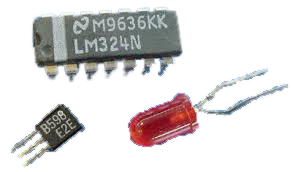 Examples of components that contain semiconductive materials